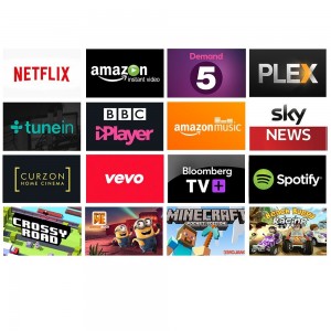 Some of the Amazon Fire TV apps